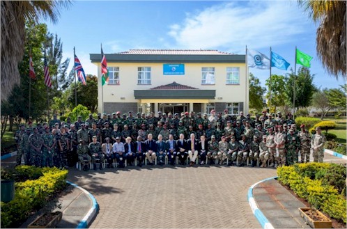 Staff Officer course participants and instructors